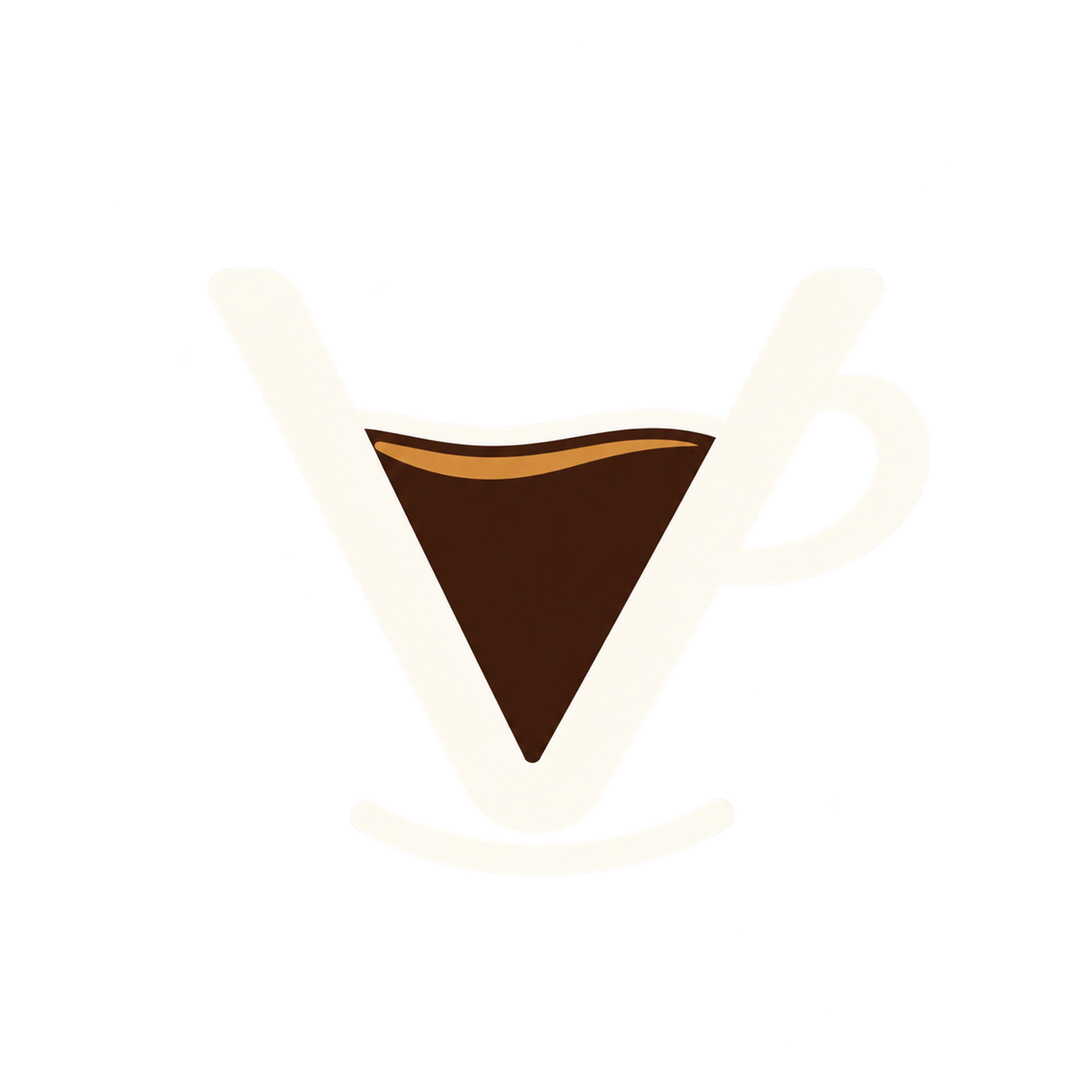 Vuoi cup-shaped V logo